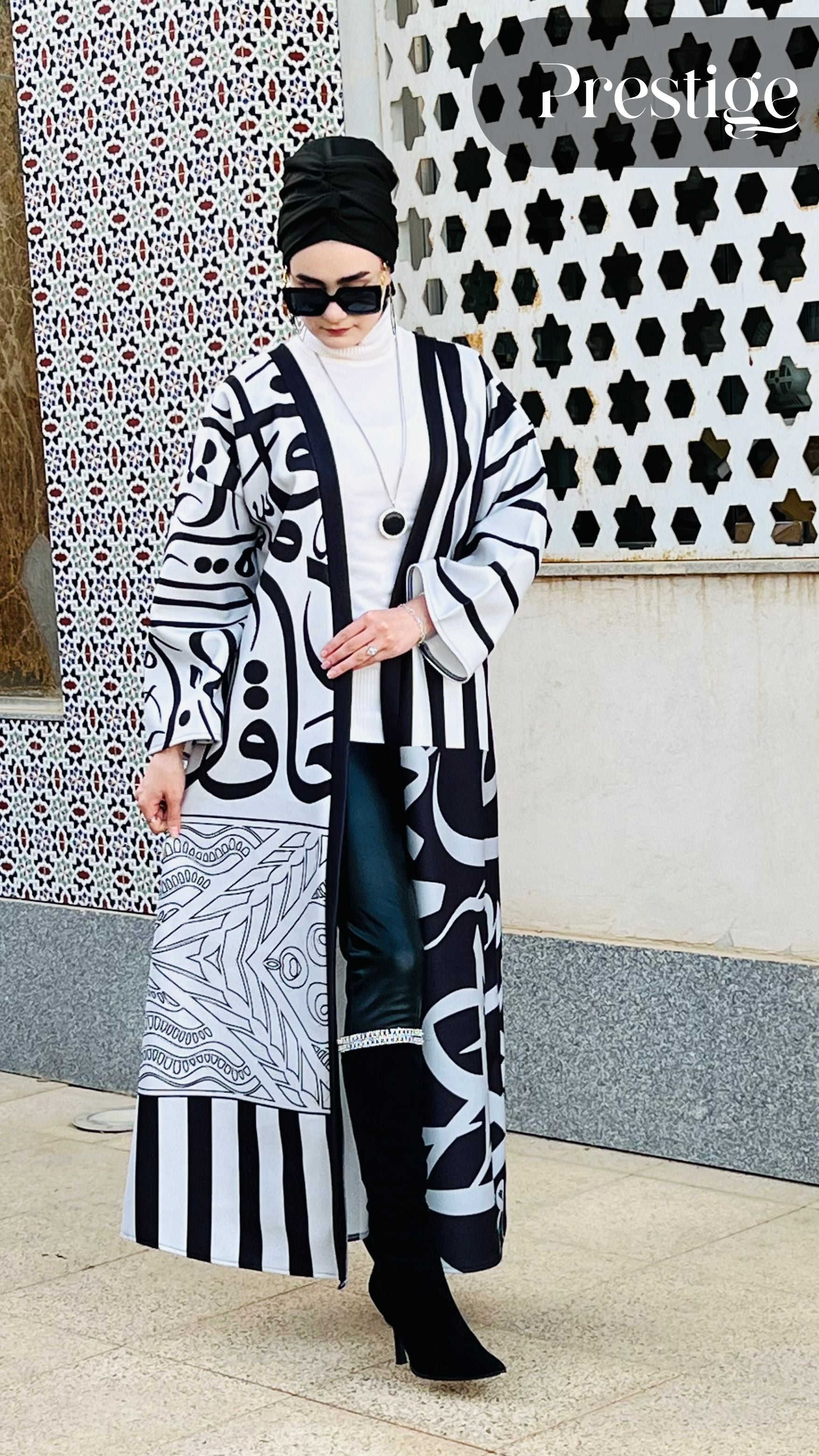 Arabic Calligraphy kaftan