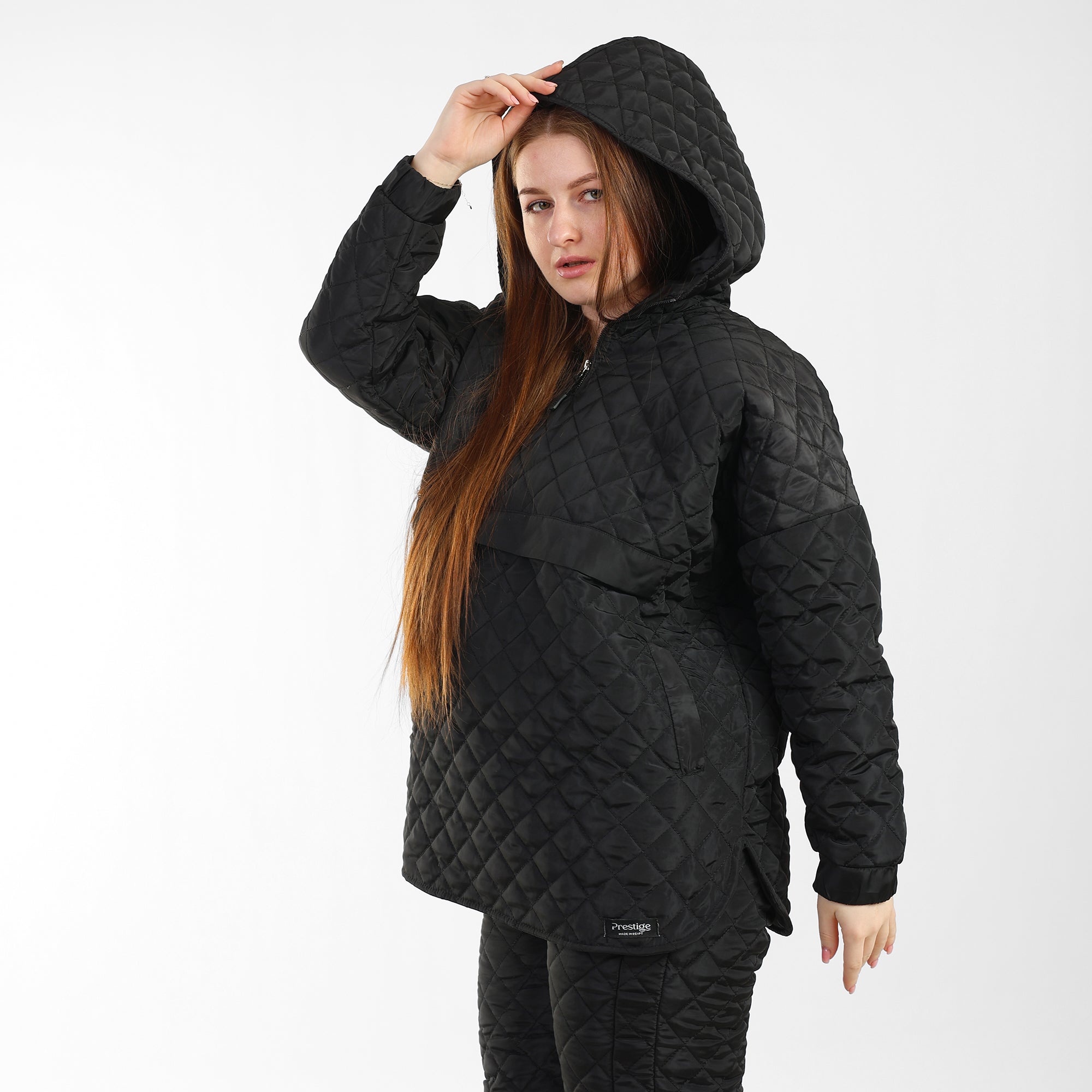 Waterproof black hoodie