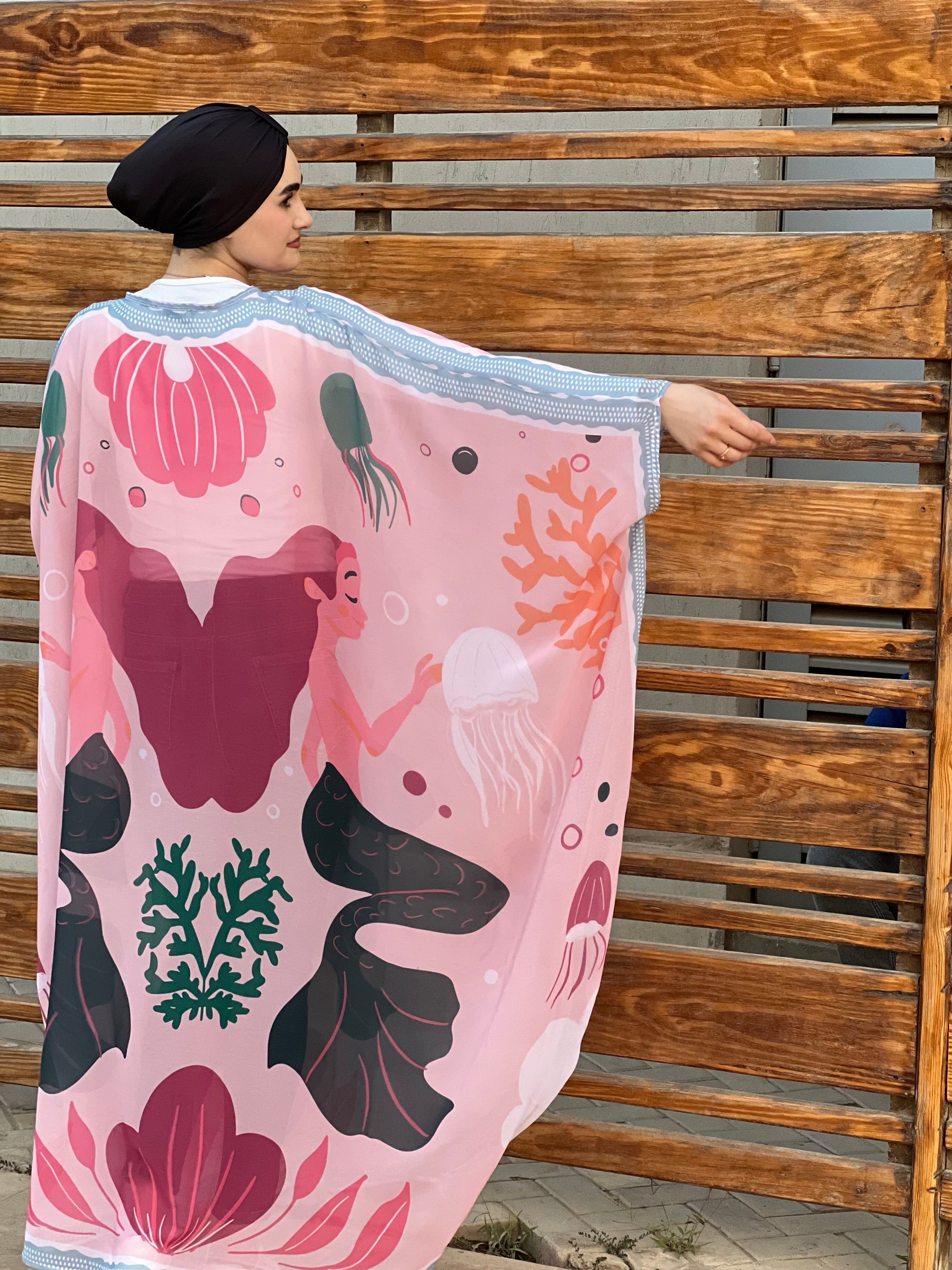 “Mermaid” poncho