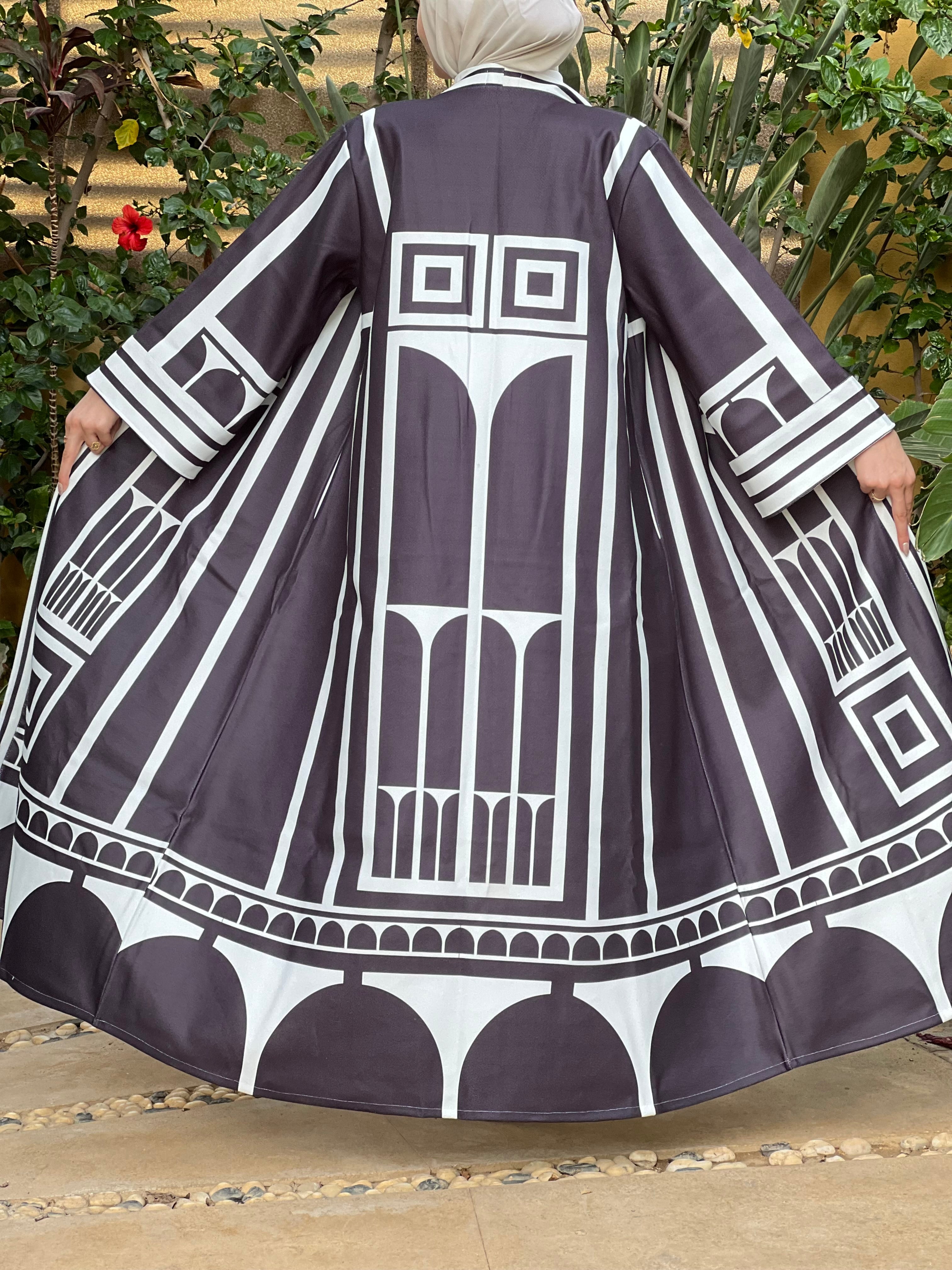 Valentino in Black Kaftan