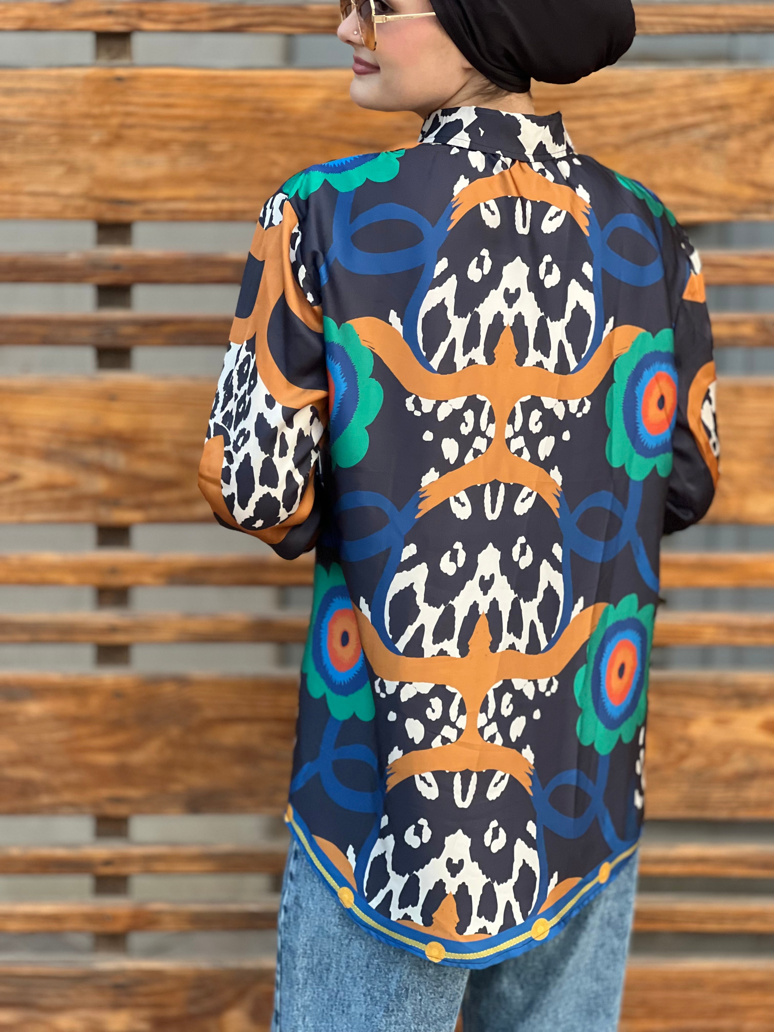 Wild blue shirt