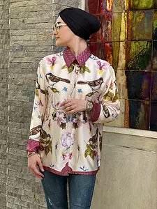 Birds pattern shirt