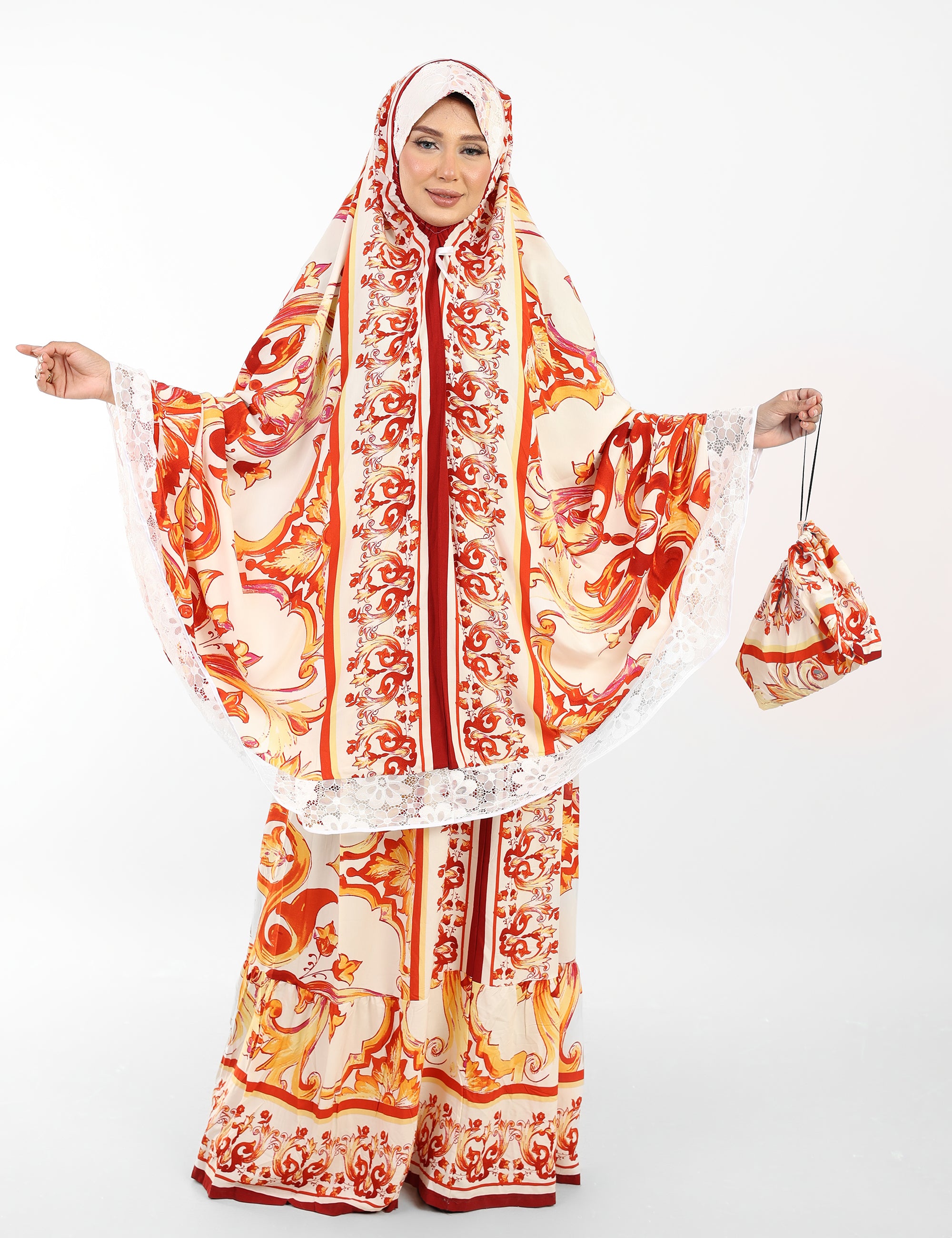 ORANGE ROYAL PRAYER SET