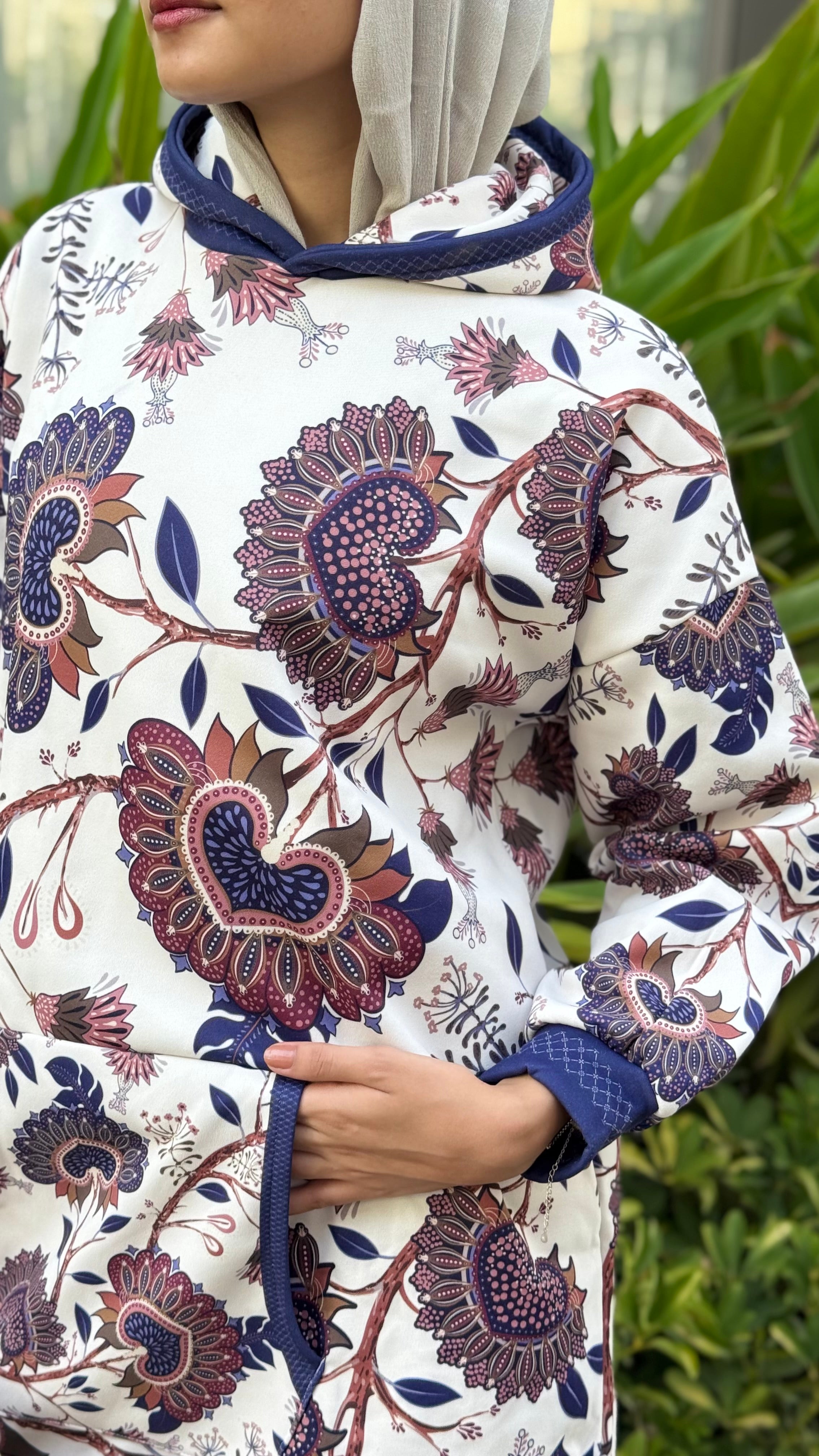 Morroccan rose hoodie