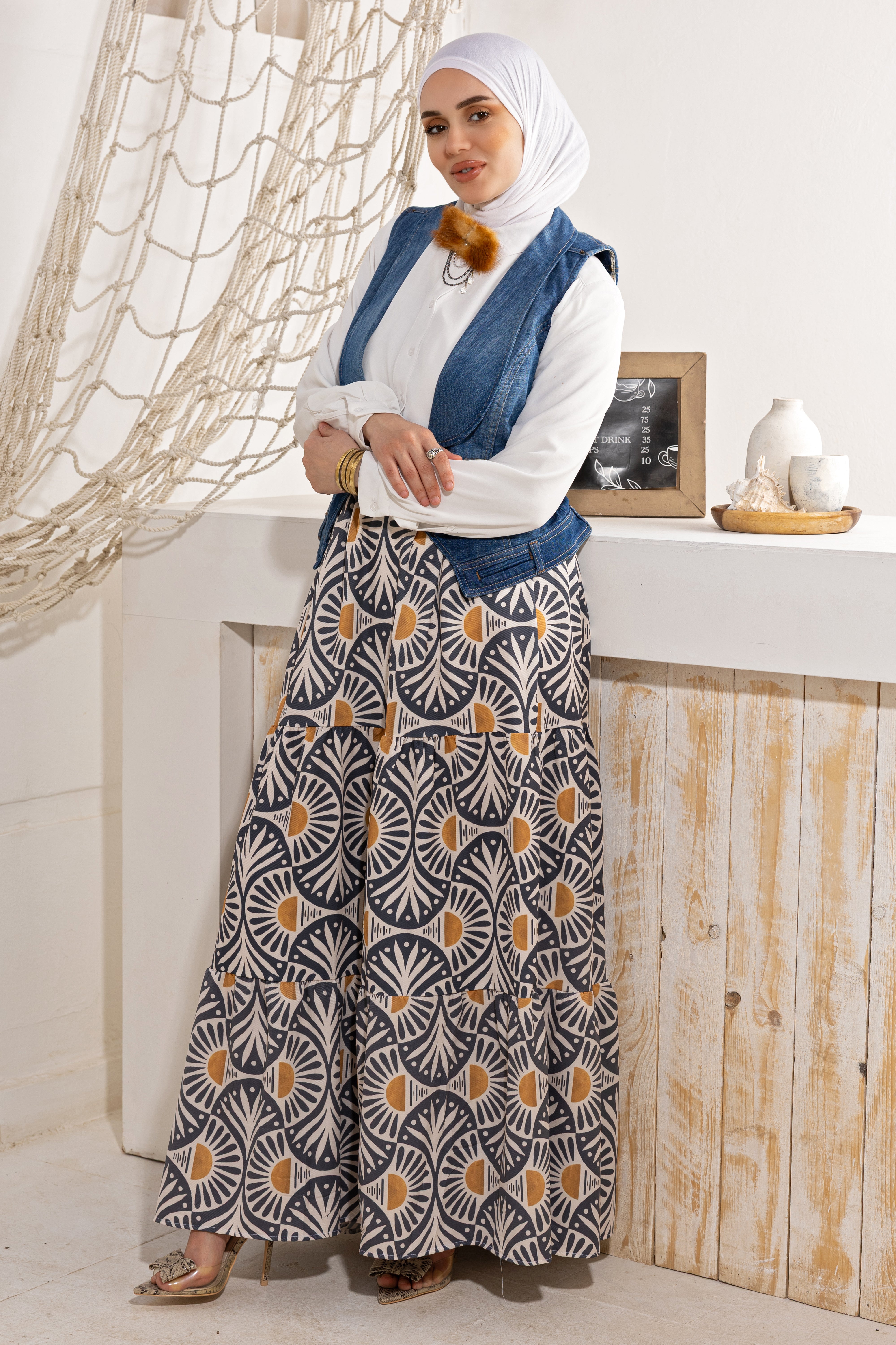 Moonflower skirt