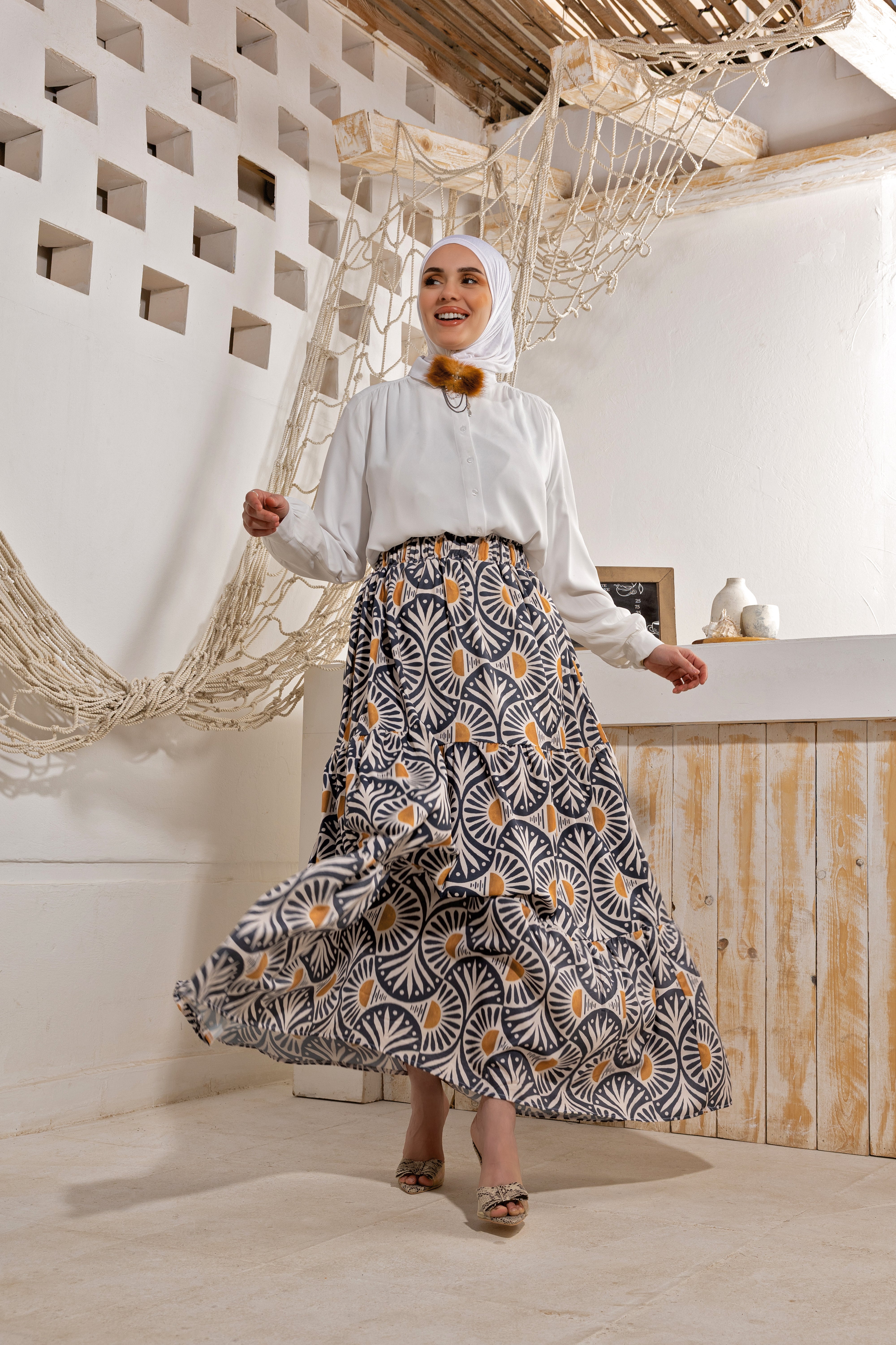 Moonflower skirt