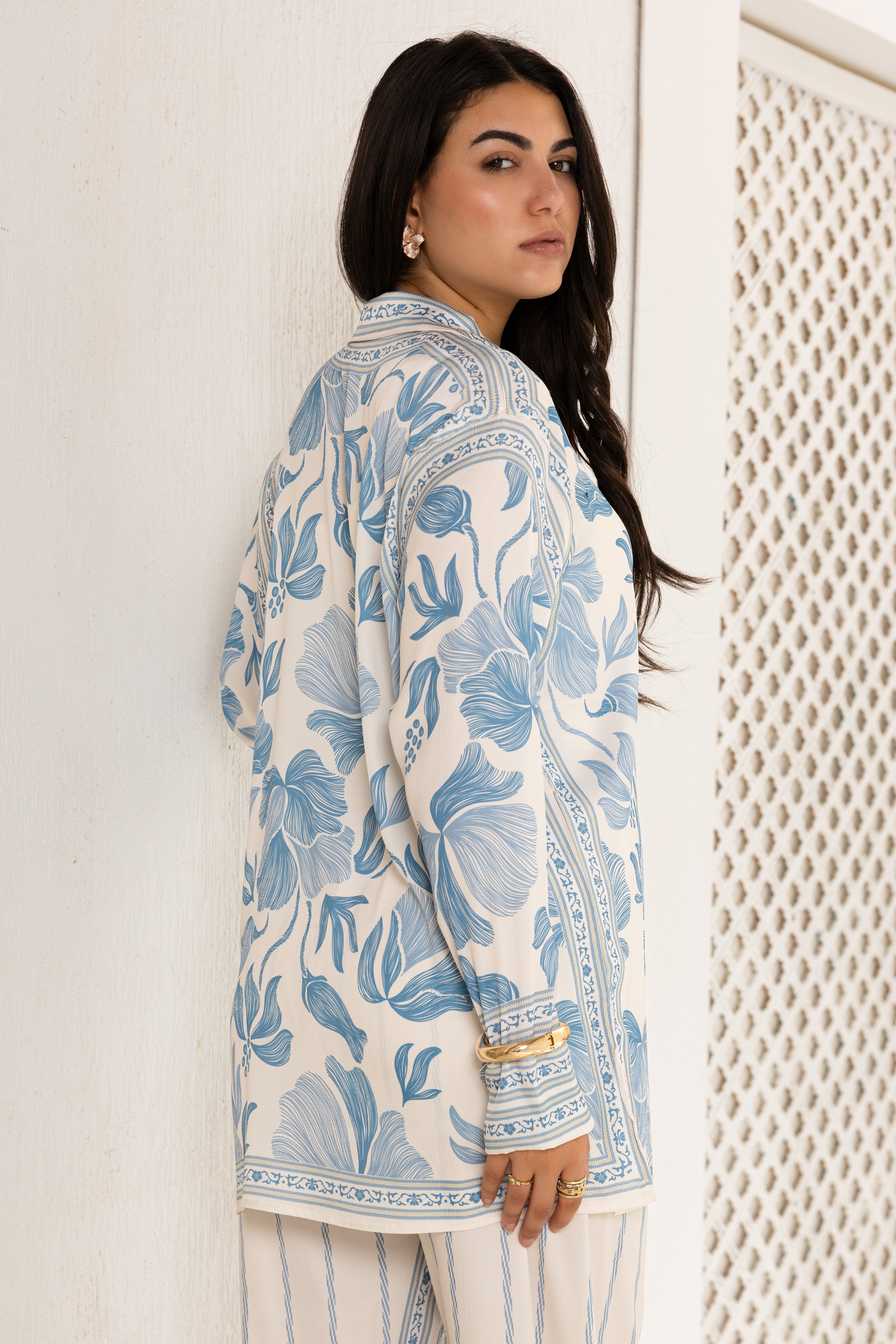 Zahra blue set