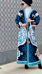 Oriental winter kaftan