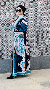 Oriental winter kaftan